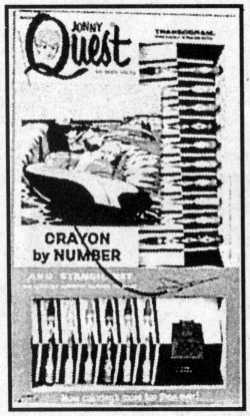 Jonny Quest Crayon-By-Number coloring set