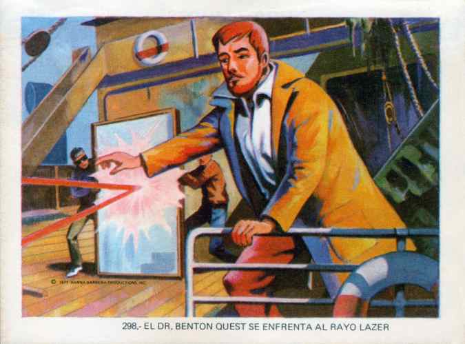298 - El Dr. Benton Quest se enfrenta el rayo lazer