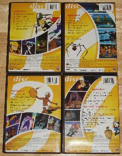 Jonny Quest The First Season (back covers)